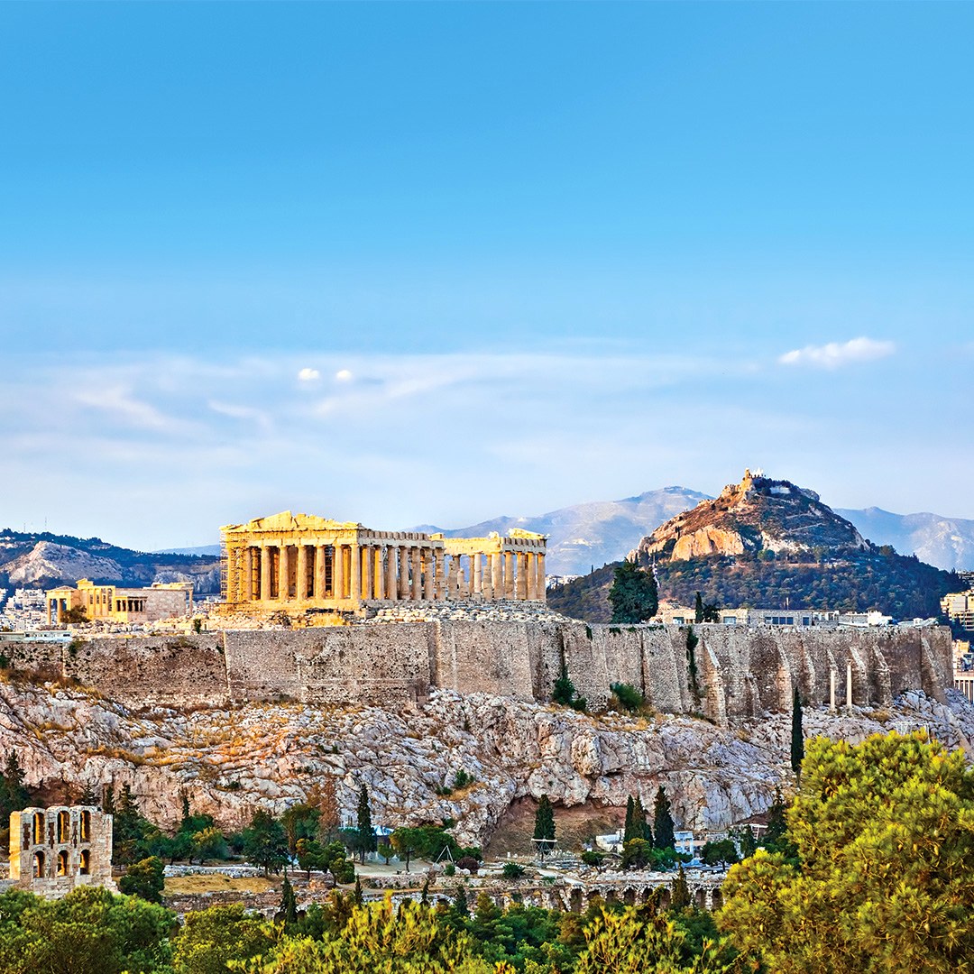The Acropolis in Athens, Greece